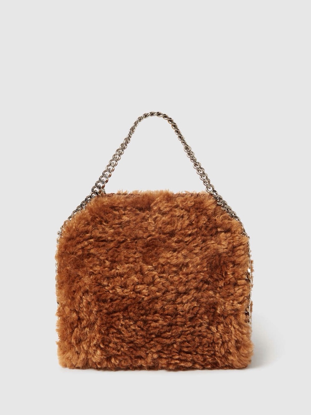 Falabella Plush Teddy mini Tote Bag new , ginger color - Picture 2 of 6